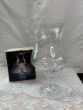 Royal Limited 24% full lead crystal Hurricane 2-piece NIB